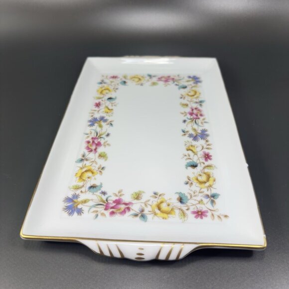 Richard Ginori Italy Fine Porcelain Dish SORRENTO Dresser Rectangular Tray VTG - Picture 8 of 13
